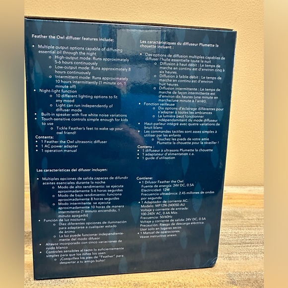 Young Living Kidscents Feather the Owl Kids Ultrasonic Diffuser NIB - Picture 8 of 10